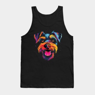 Miniature Schnauzer Smiling Tank Top